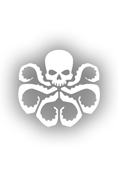 Reysa Tasarım ملصق الأخطبوط مقاس 17 × 17 سم باللون الأبيض