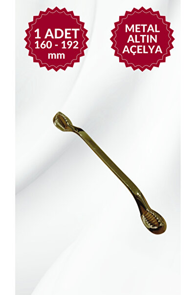 MKLAKS 160-192MM AÇELYA Alüminyum Metal KULP (ANTİK) Mobilya Mutfak Çekmece D...