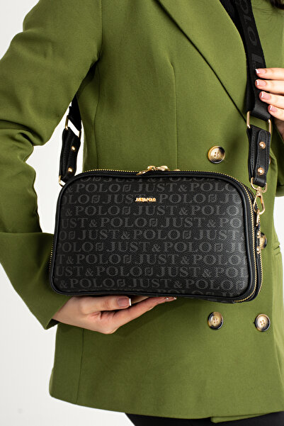 Just Polo Women's Waterproof Print Patterned 5 Compartment Postman Shoulder B...