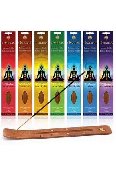 Creative Toys Set 7 cutii betisoare parfumate premium ANGMAD, 7 Chakre
