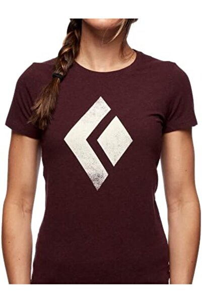 BLACK DİAMOND تي شيرت نسائي من بلاك دايموند مقاس كبير مطبوع عليه طباشير