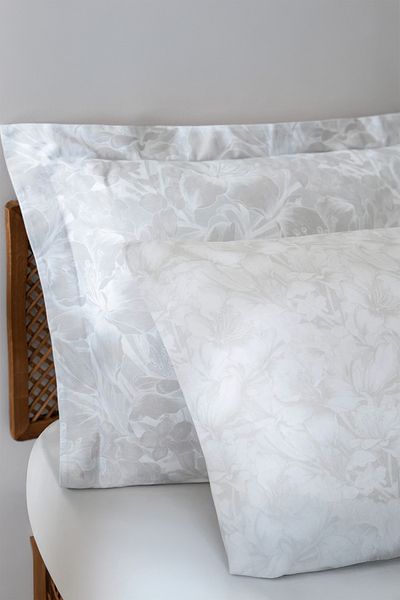 Green Black Σετ παπλωματοθήκη Fiorina Beige Διπλό 100% βαμβακερό σατέν 210 TC