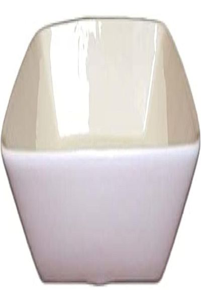 QUALITIER Square Bowl – White, 25 cm Modern Serveware