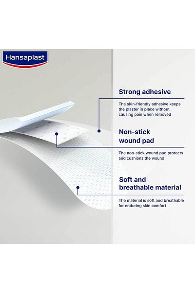 Hansaplast Plasters Sensitive Extra Skin Friendly 20pcs