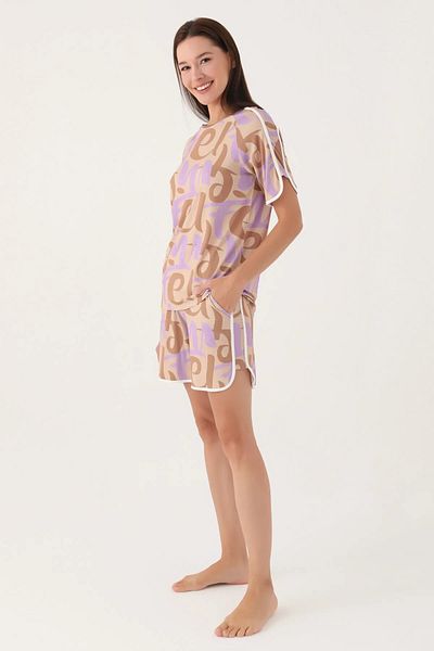 Arnetta Retro Design Women's Shorts Set