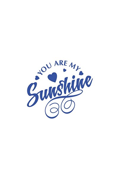 Reysa Tasarım Sunshine Sticker 17X17 cm Blue