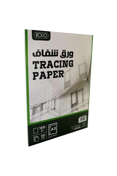 Roco Tracing Paper 100gsm Clear A3 50 Sheets