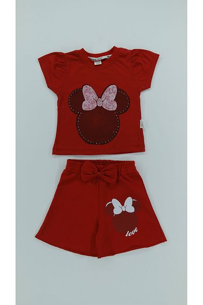 ZİMBOO Baby Girl Printed Bottom Top 2 Piece Set