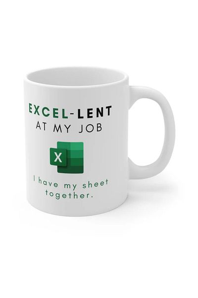 OEM Cana personalizata pentru colegii iubitorii de EXCEL, 330 ml