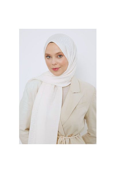 Bijutek Levidor Stick Pattern Blue Jacquard Shawl