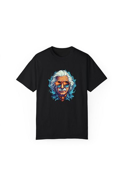 OEM Tricou Albert Einstein, pentru pasionati fizica, barbati, negru, marimea L
