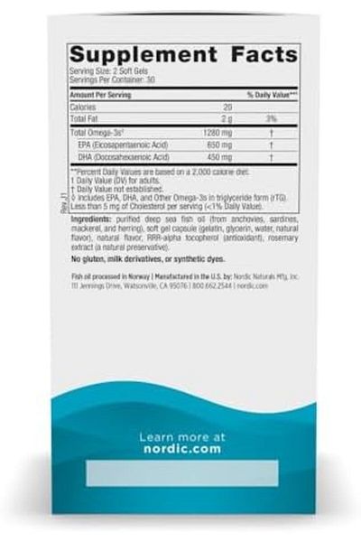 Nordic Naturals , Ultimate Omega, Support for a Healthy Heart, 60 Soft Gels