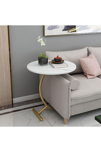 Generic VITAL Nordic Table Living Room Table Balcony Coffee Table Sofa Corner Box Stainless Steel Creative T