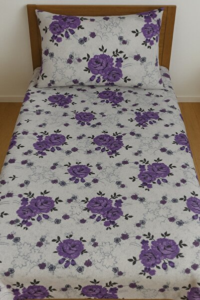 Algelsineve مجموعة غطاء لحاف مفرد من ليلاك دريم باللون الأرجواني