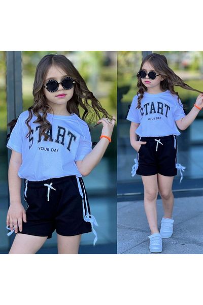 RAPAPA Girl's Bottom Top Shorts Set 7211Si