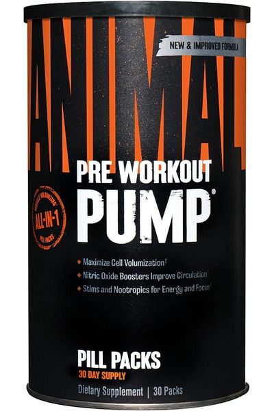 Universal Nutrition Animal Pump, 30 Packs