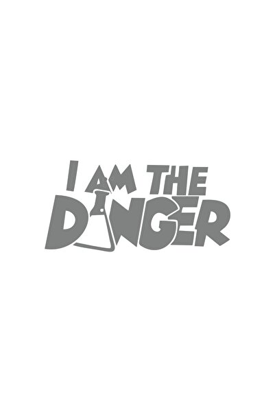 Reysa Tasarım I Am Danger Sticker 17X17 cm Gray