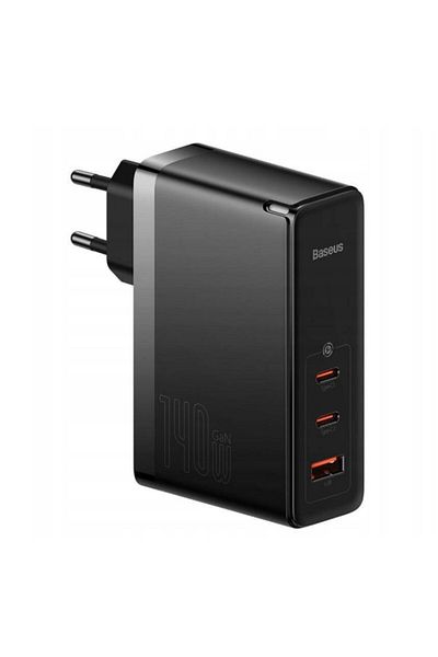 Baseus Baseus GaN5 Pro 2x USB-C and 1x USB-A Power Adapter Set, Fast Charger, 140W + Type-c