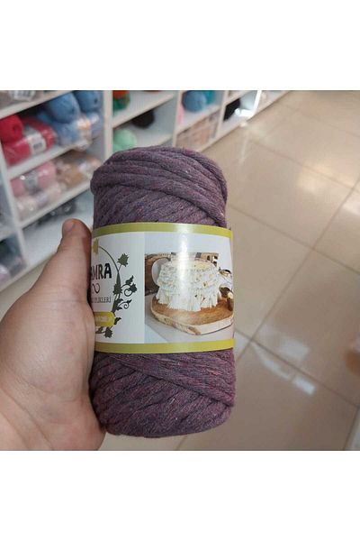 HOBİ Scan Macrame String 4 mm 250 g Lavender