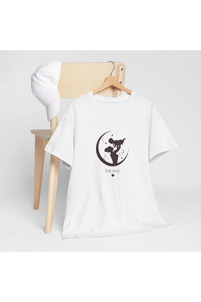OEM Tricou personalizat Gravide, Mom to Be in 2025, alb, marimea M