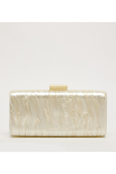 Steve Madden Blilla Cream Clutch For Women