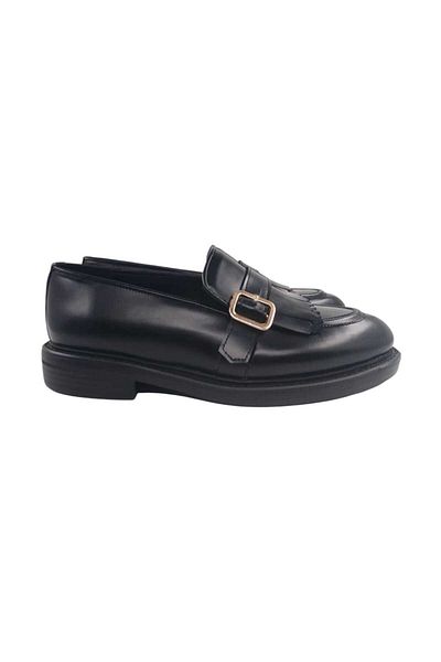Oneka Shoes 420525Pty9661 Men's Casual Tassel Black Opening