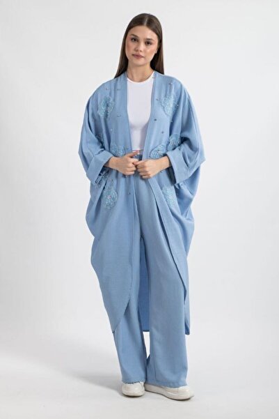 SHİROSA τρισδιάστατο κιμονό με λουλούδια