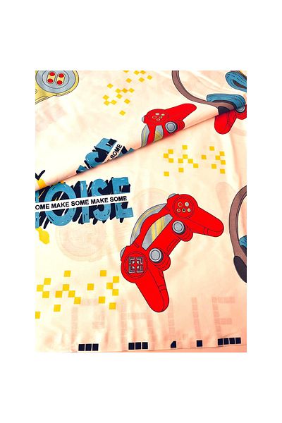 Sabaev Textile material satin cotton ranforce 100% width 240 cm Games model