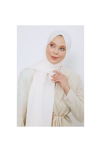 Bijutek Levidor Stick Pattern Blue Jacquard Shawl