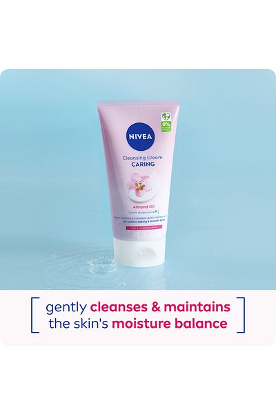 NIVEA Gentle Cleansing Face Wash for Dry Skin with Almond Oil, 150ml, Pack of 3
