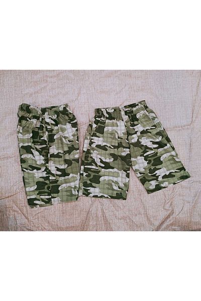 Terry Poplin Shorts with Pockets