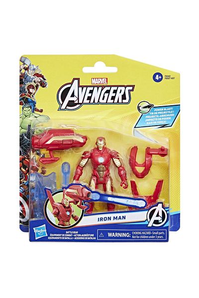 AVENGERS AVANGERS EPIC HERO BATTLE GEAR IRON MAN FIGURE 10CM