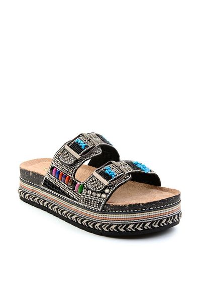 Bambi Black Women's Slippers K04824708087