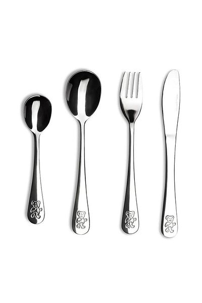FLORINA Set of 4 children's cutlery Tedy, stainless steel, 4 mm