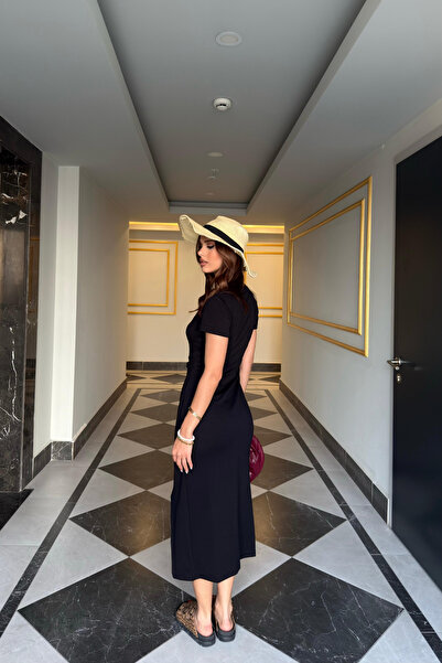 The Robi Long Waist Detail Back Dress