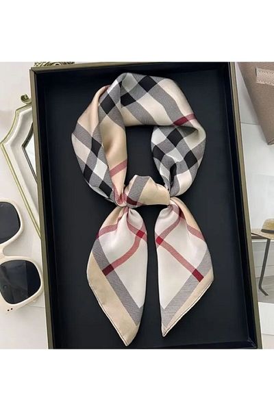 Dgt Luxury Μοντέρνο, Αντιηλιακό, Αντιανεμικό, Εκτύπωση Διπλής Όψης, Σάλι, Φουλάρι, Κασκόλ 70x70