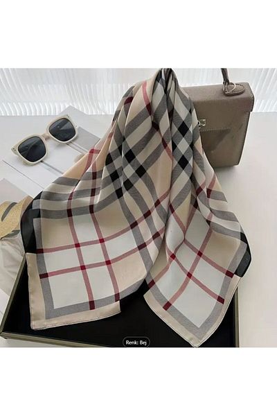 Dgt Luxury Μοντέρνο, Αντιηλιακό, Αντιανεμικό, Εκτύπωση Διπλής Όψης, Σάλι, Φουλάρι, Κασκόλ 70x70