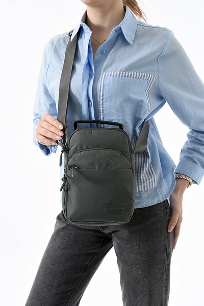 Çanta Trend 571 Collections Τσάντα Unisex Στήθος τριών διαμερισμάτων (Bodybag) - Handbag Mink (Μοντέλο: 571-9P)