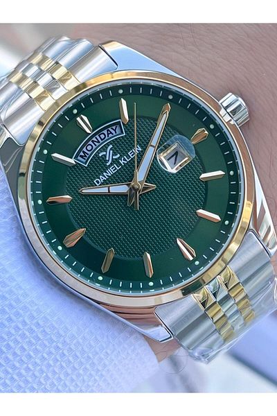 Daniel Klein Steel Band Calendar Dial 3 Atm Water Resistant Men Wrist Watch E.10873.6