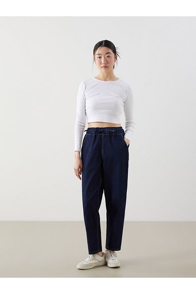 LC Waikiki Γυναικείο μπλουζάκι με στάμπα Crew Neck