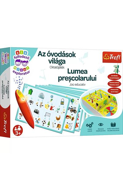 Trefl PRESCHOOL WORLD GAME WITH MAGIC PENCIL