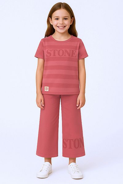 HÇM Girl's Tracksuit Set Striped Spanish Pants B17