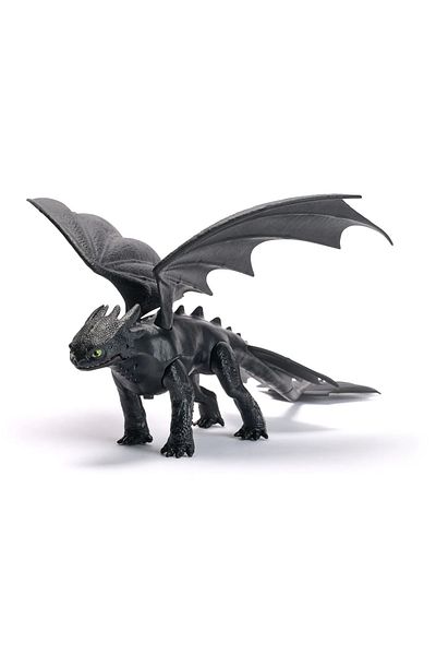 SPIN MASTERR HOW TO TRAIN YOUR DRAGON DRAGON BATTLE FIGURINE DRAGON TOOTHLESS 26.5 CM