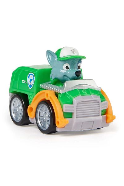 Spin Masters PAW PATROL PUP SQUAD RACERS VEHICLE WITH ROCKY FIGURE