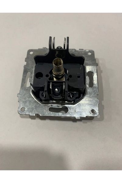 LiderGlobal Smoked tv socket f connector frameless grano - compatible frame for socket and switch