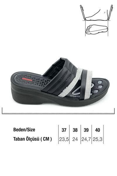GEZER Summer slippers for women with high heels, anatomical, comfortable, casual