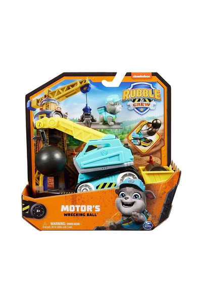 TOY CAR RUBBLE'S PUP PATROL AND THE BASE MOTOR VEHICLE TEAM