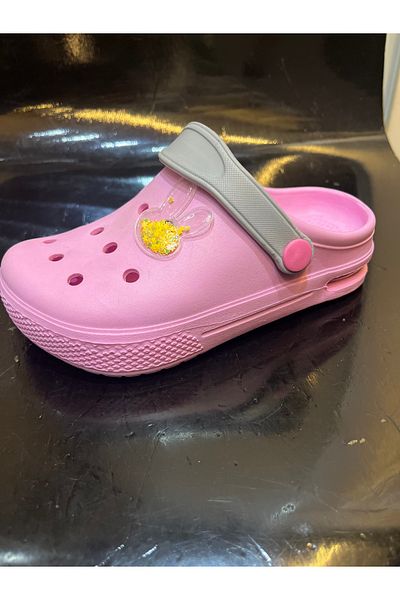 AkınalBella Water Sole Lighted Slippers Sandals Pink