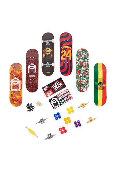 Spin Masters TECH DECK 6-PIECE PACK WITH SK8MAFIA FINGERBOARD ACCESSORIES