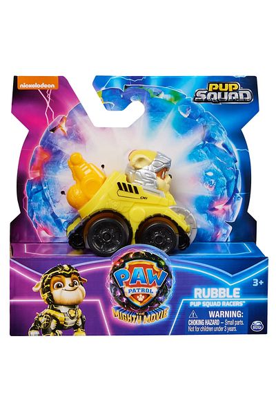 Spin Masters PAW PATROL PUP SQUAD RACERS RUBBLE METAL VEHICLE 1:55 SCALE